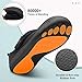 LeIsfIt Mens Wide Diabetic Shoes Adjustable Barefoot Walking Shoes Breathable Zero Drop Sneakers for Wide Width Arthritis Edema Feet Black Size 11