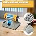 TM-2 Versatile Jewelry Polisher, Adjustable Speed Bench Buffer Grinder Polishing Buffing Machine with Accessory for Jewelry Metal Wood Dental Rock Jade DIY, 350W 110V