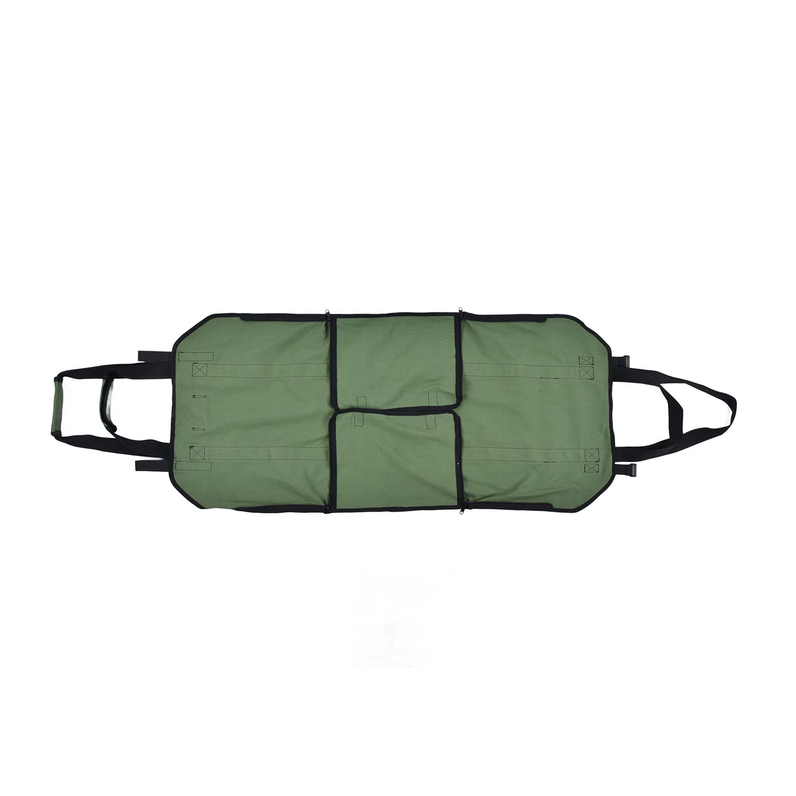 Portalegna da ardere in Tessuto Oxford, Borsa per Legna da ardere Resistente con, Borsa Portatile per Legna da ardere per Campeggio, Picnic, Giardino, Design espandibile per Legna (Verde)