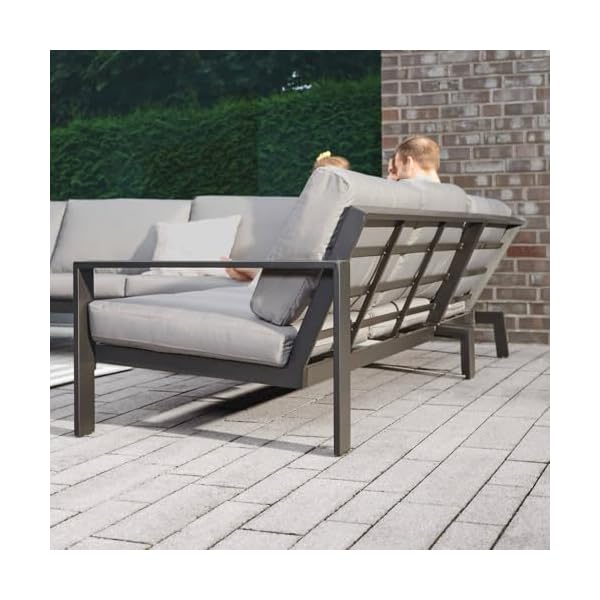 Home Deluxe Gartenlounge Rio XXL Schwarz