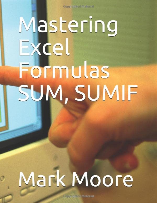 Mastering Excel Formulas SUM, SUMIF