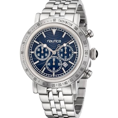 Opiniones de Relojes Nautica Top 10. 44 Reloj Nautica Spettacolare Reissue para Caballero NAPSPF203