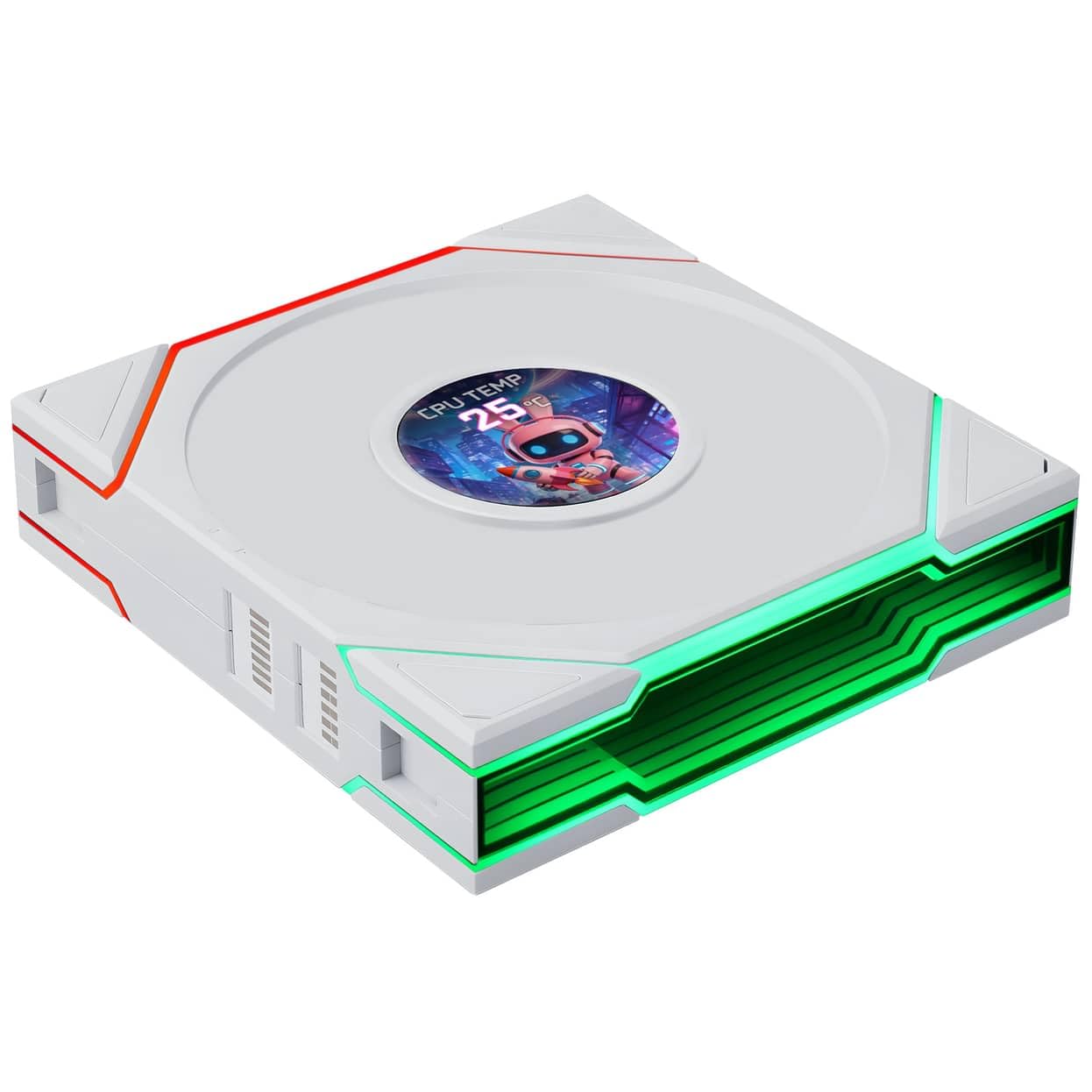 120mm Lian Li Uni Fan TL LCD FLEX ARGB, White (G99.12TLLCD1F3W.00)