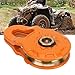 Heavy Duty Snatch Block Industrial Strength Snatch Block Heavy Load Snatch Block 25000lbs Break Strength 12500lbs Load Limit for Tractors Trucks ATV UTV with Smooth.