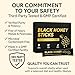 Black Honey Sticks Natural Energy & Vitality Packs – Raw Organic Honey with Maca, Ginseng & Black Ginger Extracts, Travel-Size Sachets, Male Wellness & Daily Support (Box of 10)