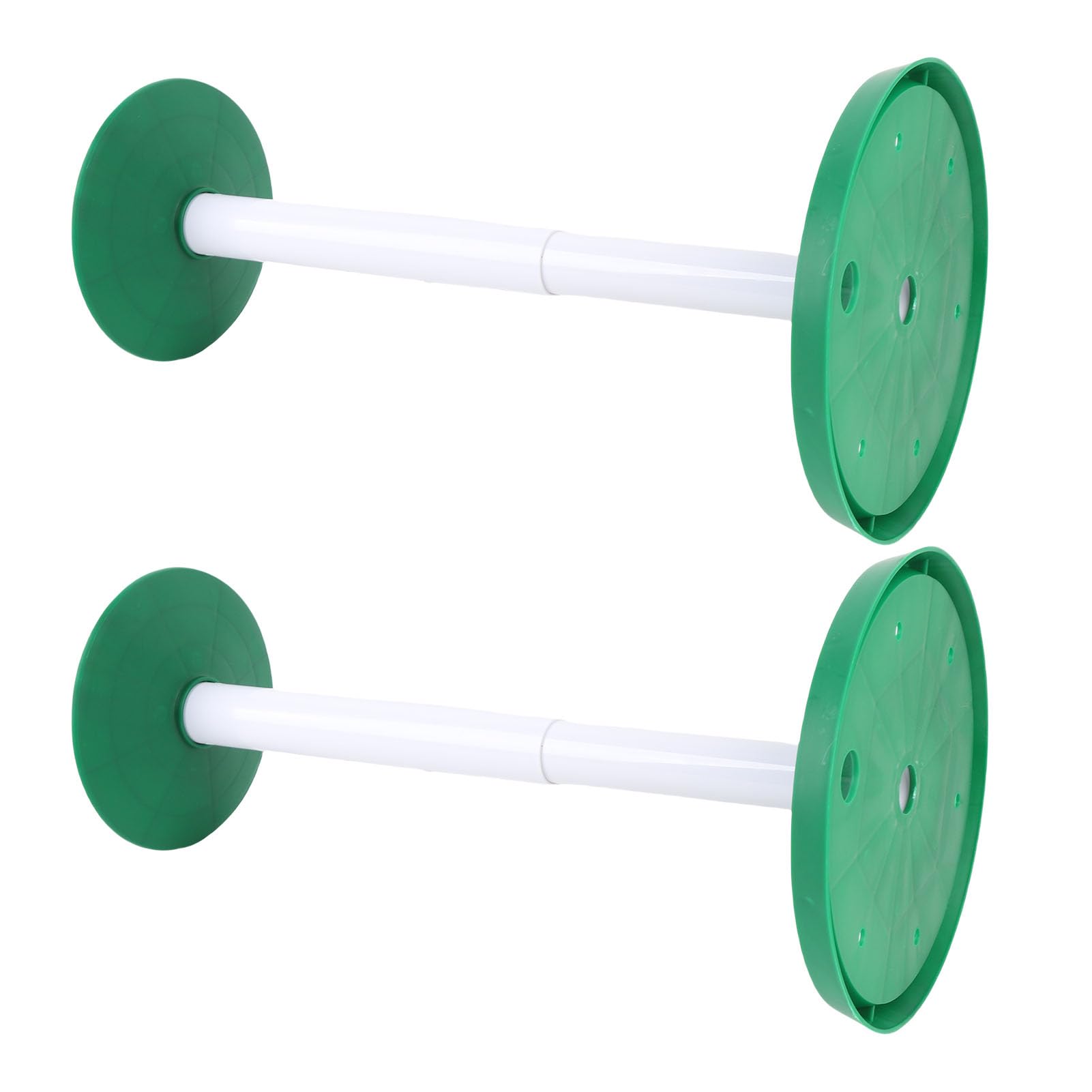 Lot 2 inserts jardinière réglables hauteur pour grands pots, rehausseurs plantes coniques hauts, inserts levage plantes portables (GREEN)