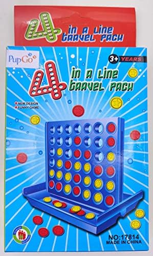 Pup Go 4 in a Line Game,6 Spare Discs Included, Four in a Row Line Up 4 Gaming Fun Set, Travel Portable Convenient Size, Classic Fun Educational Games for Kids(Mini) 7 51imib FdEL. AC