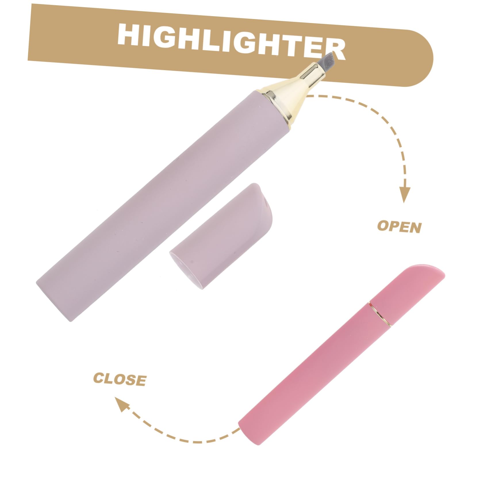 NUOBESTY 20pezzi Evidenziatori Per Studenti Art Marker Per Note Set Adorabili Penne e