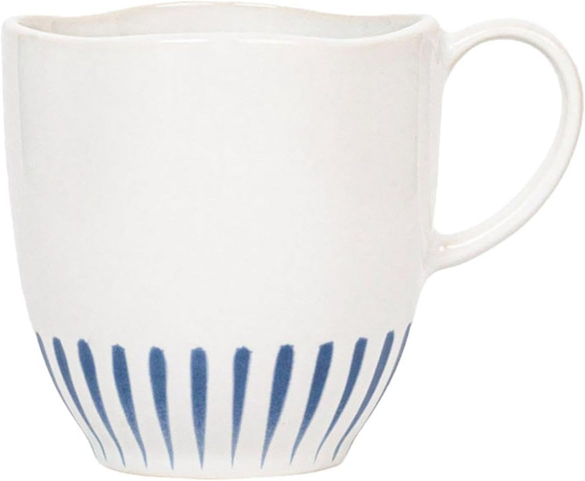 Juliska Sitio Stripe Mug - Basil