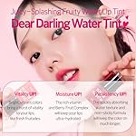 ETUDE Dear Darling Water Tint #4 Red Grapefruit Ade (9g) | Vivid Color Lip Stain with Moisturizing Weightless & Non-sticky Finish Lip Stain | Korean Makeup, Kbeauty - Image 2