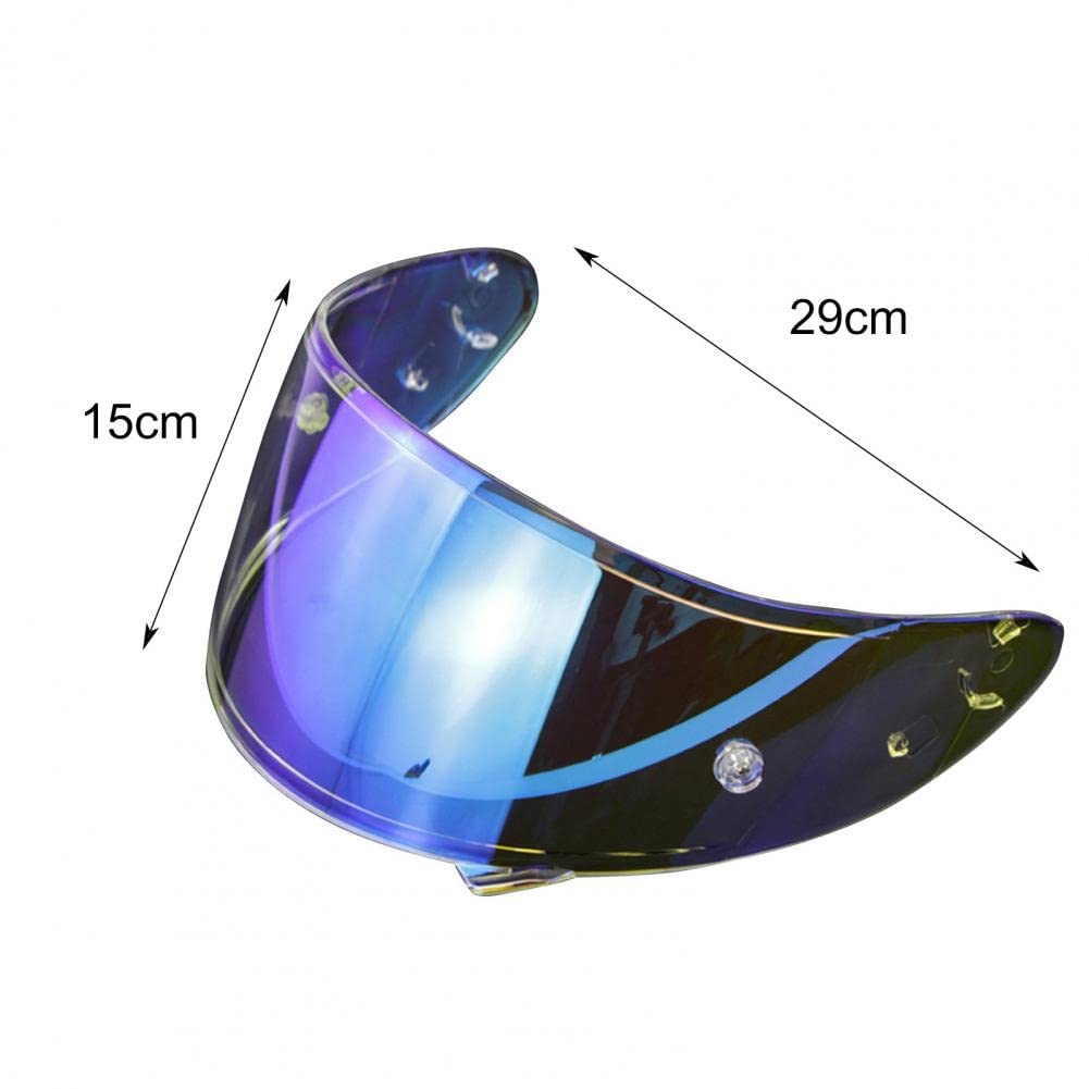 Lente per casco da moto, , Obiettivo Compatible with visiera del casco motociclistico, protezione Compatible with la visiera del casco Anti UV. Lenti Compatible with casco motociclistica luminoso lumi