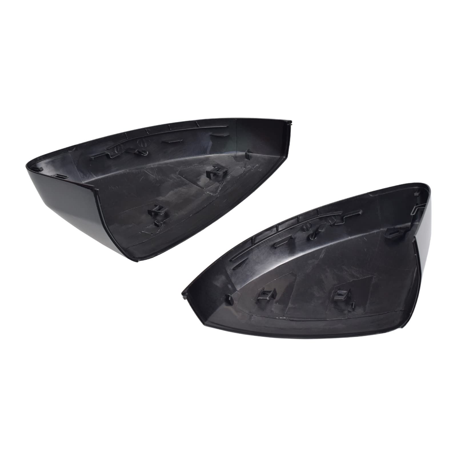 Couvercle De Rétroviseur Latéral Pour A3 S3 8V RS3 Voiture Rétroviseur Couvre Capuchon Coque Boîtier Porte Côté Aile Miroir Couvre Voiture Accessoires 2 Pièces(with Side Assist-2