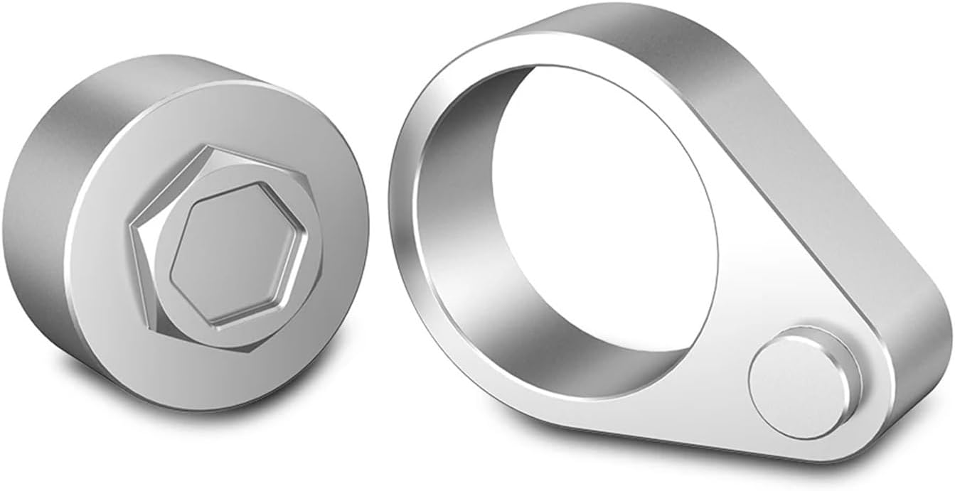 Billet Aluminum Handle Bar Risers Compatible with VFR800 VTEC 2002+ Fits 43mm Forks Handle Bar Riser Mount Clamp