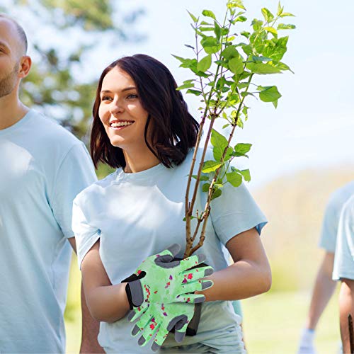 Yardwe 1 par Luvas de Jardinagem Jardim Respirável Luvas Luvas de Limpeza Luvas de Trabalho Ao Ar Li