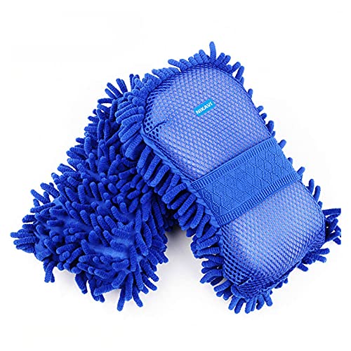 Image of NIKAVI Multipurpose Microfiber Wash and Dry Cleaning Sponge & Scrubs