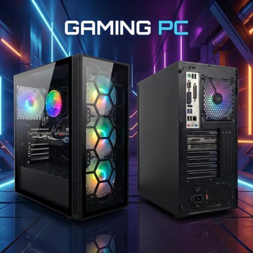 Image of STGAubron Gaming PC Desktop,Core I7,GTX 1650 4G,16G RAM,512G SSD