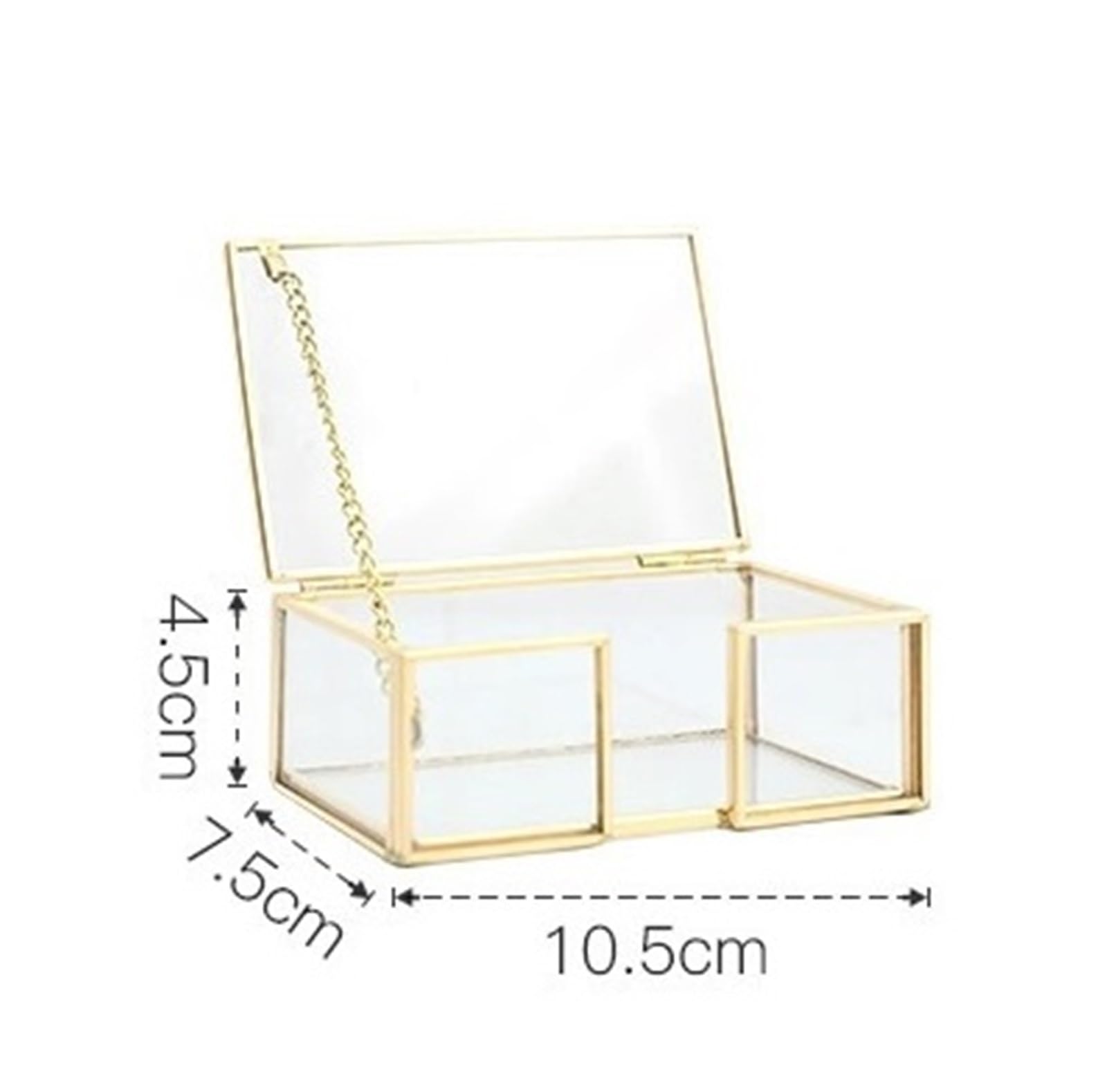Présentoir pour cartes de table, Porte-cartes de visite en verre transparent