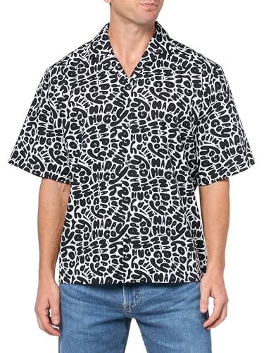 Chemise oversize Eligino en coton HUGO pour vos sorties urbaines branchées