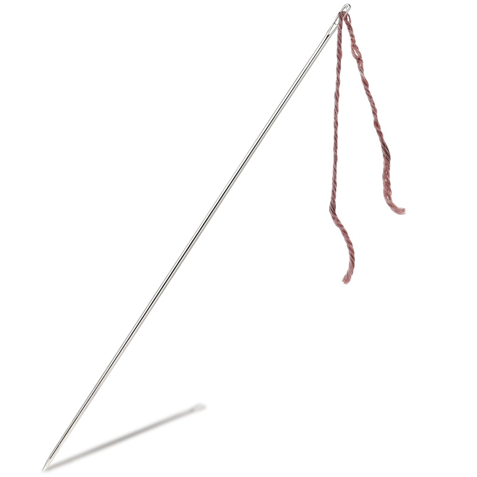 12 inch Upholstery Needle Large Sewing Needle Long Sewing Needles Professional Upholstery Needle Hand Sewing Leather,Tapestry,Embroidery,for Home or Work.(Silver