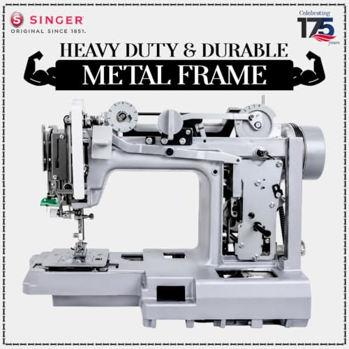 Image of SINGER HD 4323 BLDC Sewing Machine Electric | 23 Built-In Stitches | 58 Stitch Functions | 1-Step Buttonhole | Adjustable Width (6mm) & Length | LED Light | Automatic Bobbin Winding | Easy Stitch Dial