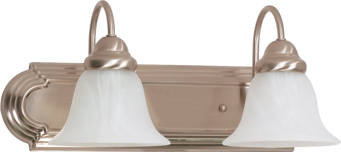 Nuvo Lighting 60/3187 Three Light Interior Home Package Pendant with Alabaster Glass, Brushed Nickel, 15-Inch — view 3