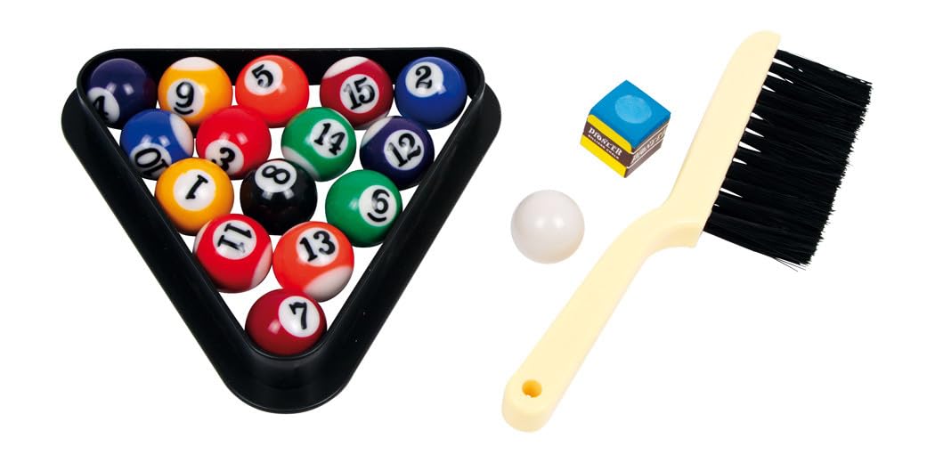 6703 Tavolo da biliardo "Mimi" small foot in legno, gioco del biliardo incl. accessori, giocabile su qualsiasi superficie piana, a partire da 5 anni