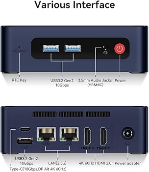 Amazon.com: Beelink Mini PC, EQ12 Intel 12ª generación N305(hasta