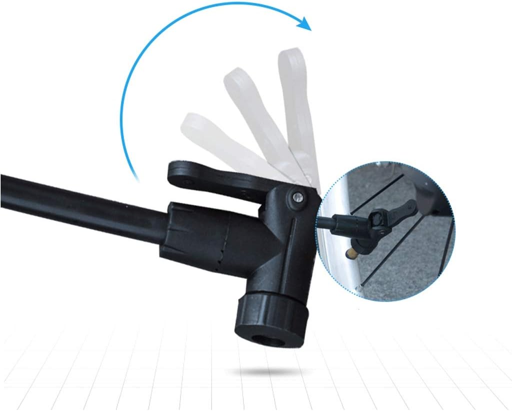 マウンテンバイク フットポンプ ポータブル ミニ ロードバイク 高圧ポンプ アクセサリー 乗馬用品 エアコンプレッサー (色 : ブ