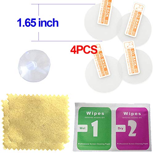 OCTelect Protector de Pantalla de Cristal Templado para 1.18inch / 1.22/1.26/1.3/1.34/1.38/1.42/1.46/1.5/1.54/1.57/1.61/1.65inch Pantalla Redonda Smart Watch