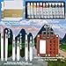 Pocket Artist Watercolor Travel Set, with 1 Walnut Wood Portable Palette (8 Grids), 12 Vibrant Paints, 2 Sketch Books, 6 Brush Pens, Mini Watercolor Paint Set for Artists, Outdoor or Urban Sketchers