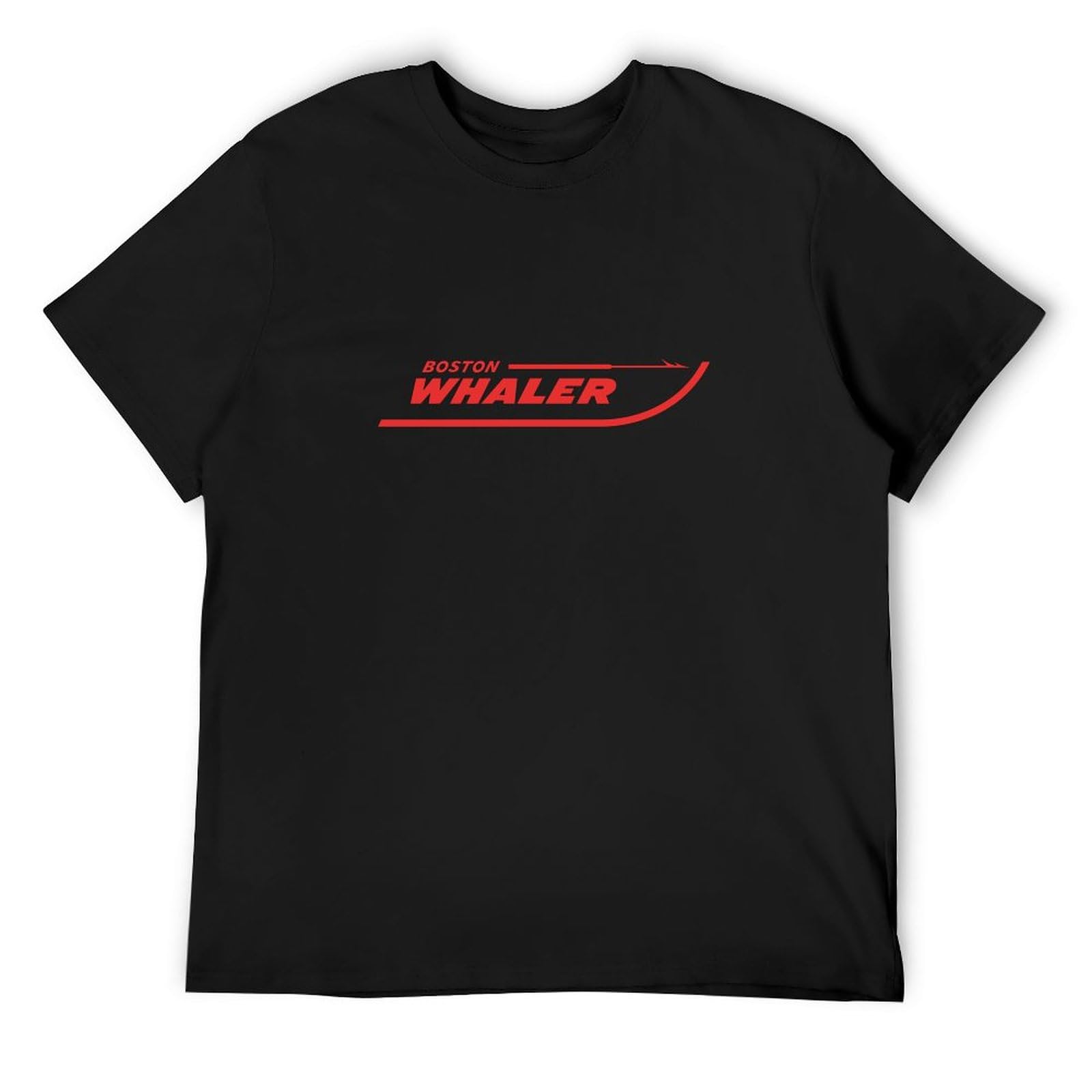Boston Whaler Mens T-Shirt Casual Cotton Unisex Black Tees Tops