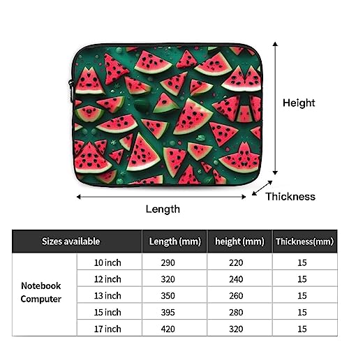 Dream Watermelon Laptop Sleeve Case 17 Inch Suitable For Notebook Computer Tablet Traveling Carrying Simple Case4
