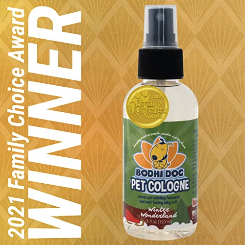Bodhi Dog Natural Pet Cologne | Premium Scented Perfume Body Spray For Dogs And Cats | Clean And Fresh Scent | Natural Conditioning Qualities | Made In Usa (Winter Wonderland, 4 Fl Oz) #TOP1