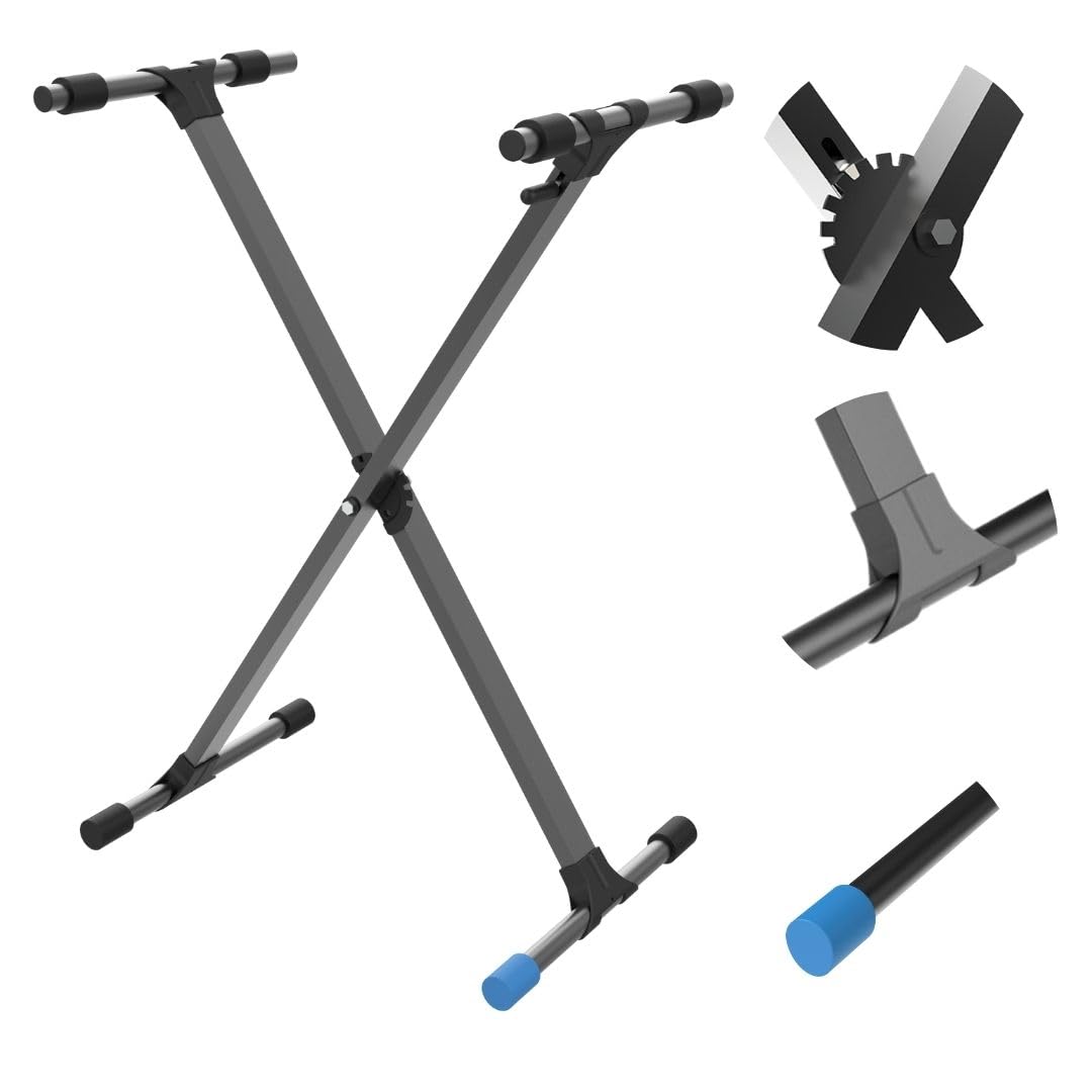 Chetty Polycarbonate, Metal TT4 Adjustable Portable Keyboard Stand