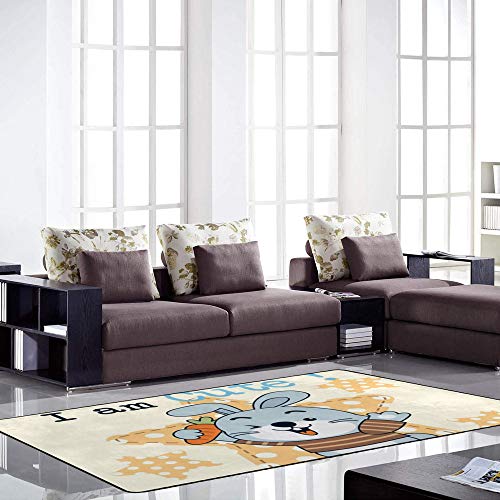 Tapis de maison moderne CHEHONG en polyester grand format 63X48Inch - 4