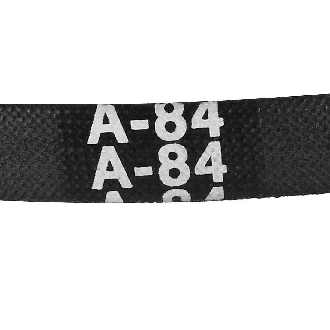 sourcing map A84 Courroies Trapézoïdales d'Entraînement 84" Longueur Intérieure 13mm Largeur 8mm Épais JIS Courroie de Transmission en Caoutchouc à Section A Standard