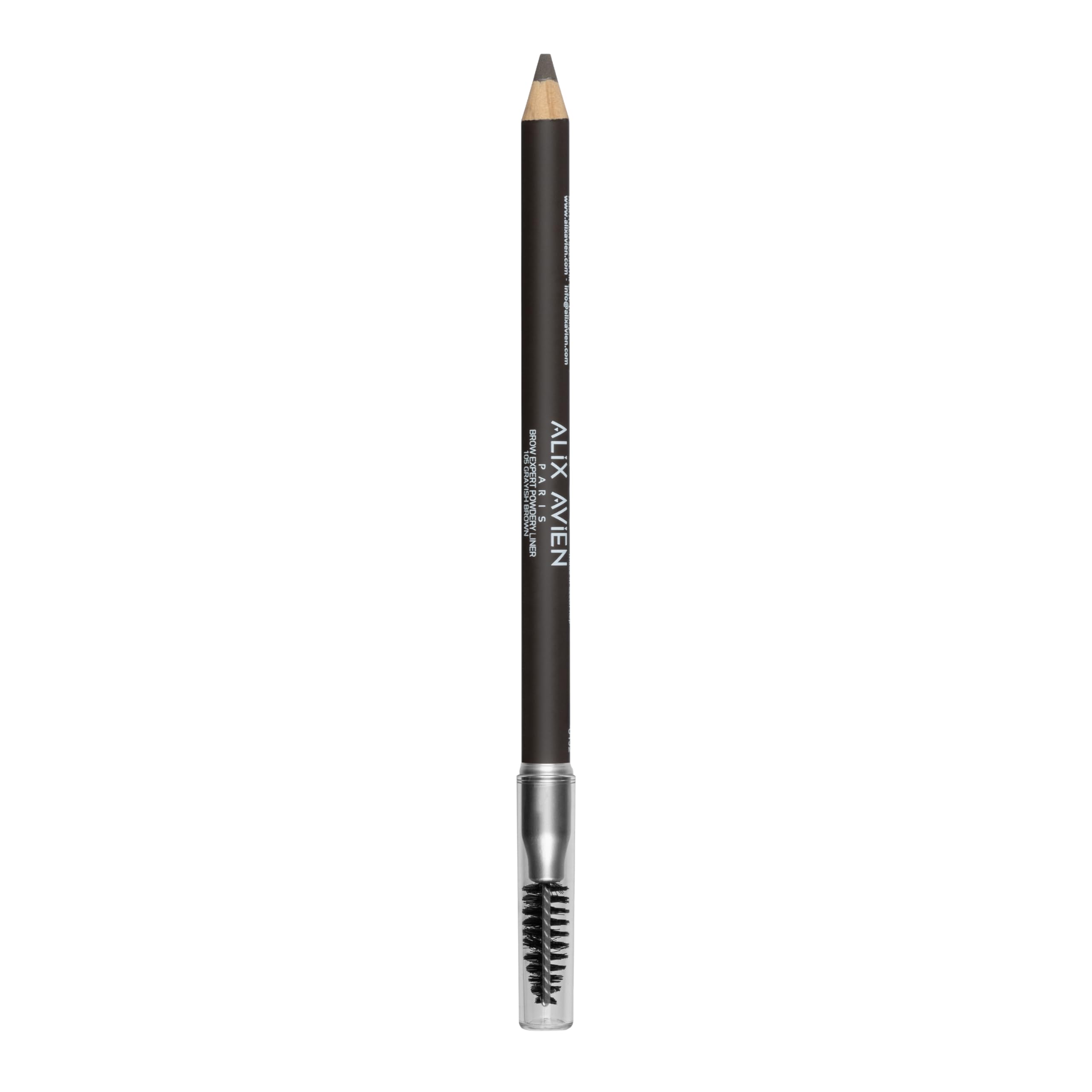 ALIX AVIEN Fırçalı Yumuşak Uçlu Belirginleştirici Kahverengi Kaş Kalemi-eyebrow Expert Powdery Liner 105 Gray