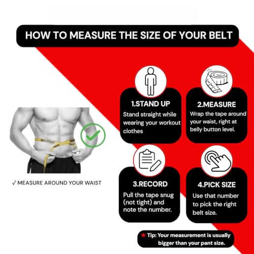 Image of Aurion 6mm Suede Leather Gym Belt for Weight Lifting & Powerlifting | Deadlift & Squat Belt with Stainless Steel Double-Prong Buckle | S-M (26″-36″) Men & Women