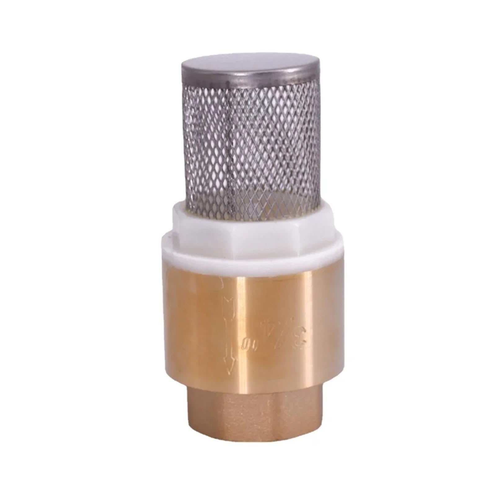 LIUCH Clapet anti-retour femelle en laiton, 1/2 "3/4" 1 "1-1/4" 1-1/2 "2" 2-1/2 "3", anti-retour avec filtre crépine en acier for la plomberie d'eau(3")
