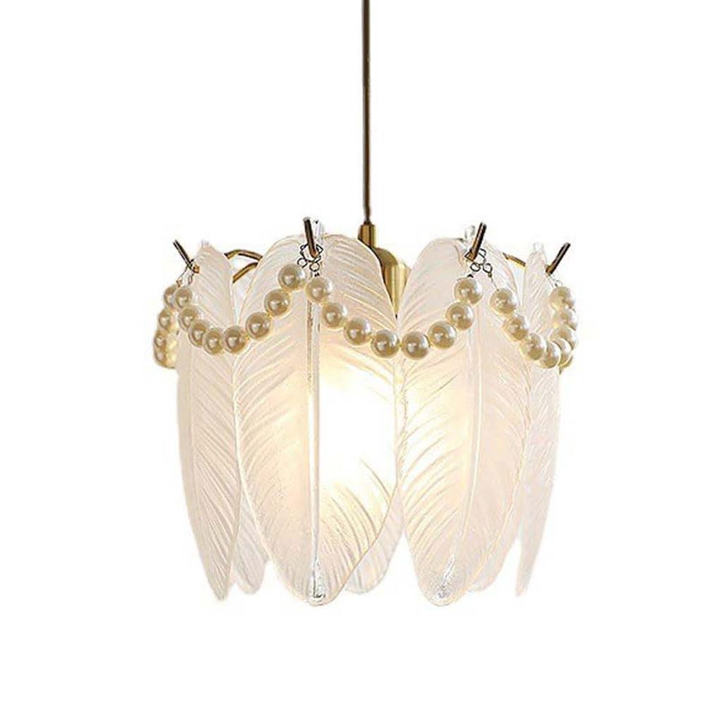 Lampe suspendue E27 compacte en verre pour éclairer un couloir sombre et étroit