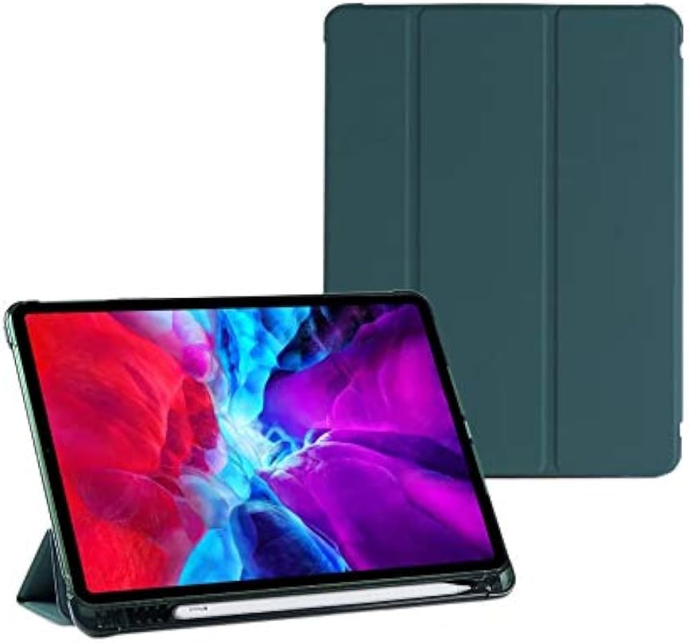 Shoppers Point Silicone Smart Pen Holder for Samsung Galaxy Tab S9 FE Plus 12.4 inch/Tab S9 Plus Cover Case Flip Stand Back Cover [S Pen Holder] - Green (B0D2QYM8FW) Amazon Price History, Amazon Price Tracker