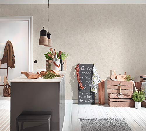 Papier peint intissé Blooming beige FSC 10,05 m A.S. Création