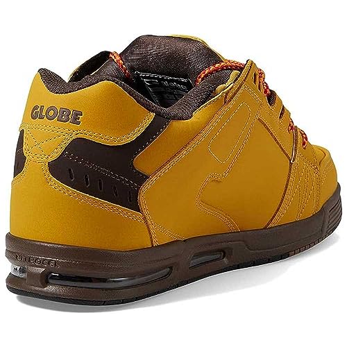 Image of Globe Sabre Skateboard Shoes, Wheat Dark Oak, 5.5 US