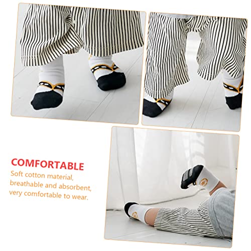 2 Pairs Clogs Pinto Socks Warm Socks Stocking Stuffers' for Men Warm Slipper Home Baby Girl3