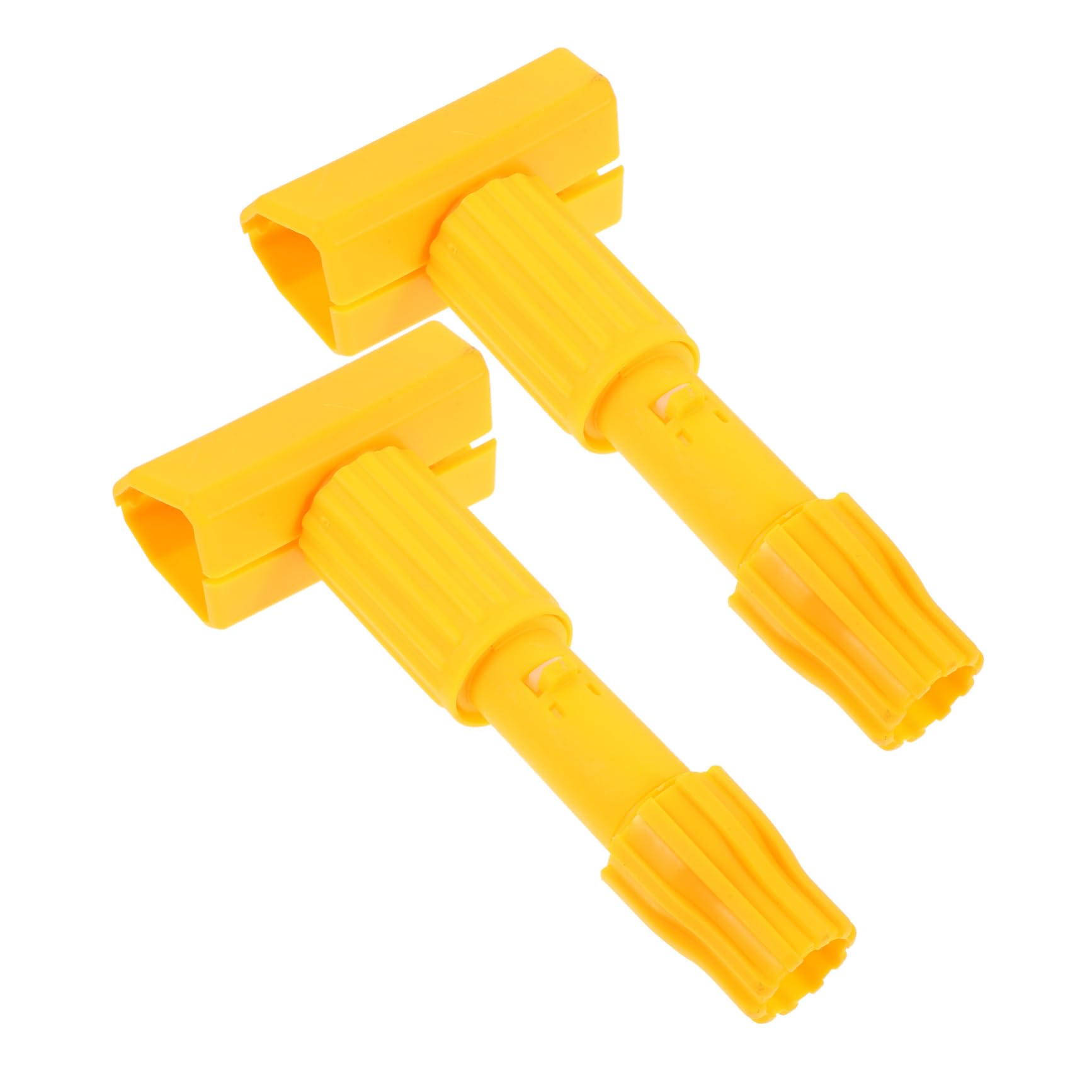 minkissy 10 STK Mop-Clip abziehbar waschbare tatsächl Moppkopf Befestigung Aufnahme Gelb Kunststoffklammern für Mopp Moppkopfklemmen Kommerziell Wischmop Wachsmopp Futter Tigerclip Plastik