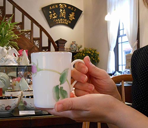 Amazon.co.jp: 香蘭社 ブライトローズ ペアマグカップ 華やかな一輪の