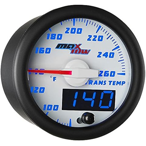 MaxTow Transmission Temperature Gauge with LED Display Cover