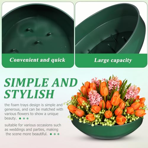 Mousse florale Yardwe pour maintenir vos fleurs fraîches sans flétrir à table - 3