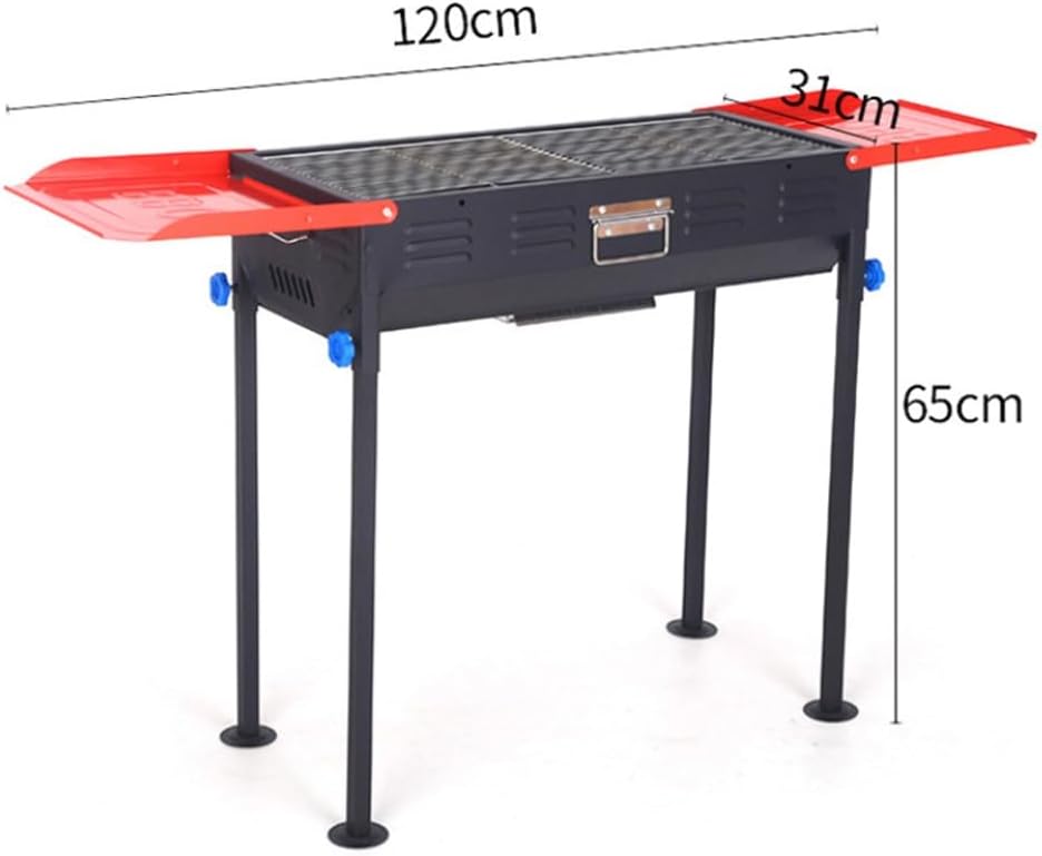 Folding Barbecue Stove Charcoal Fire Grill Thickened Camping Skewer