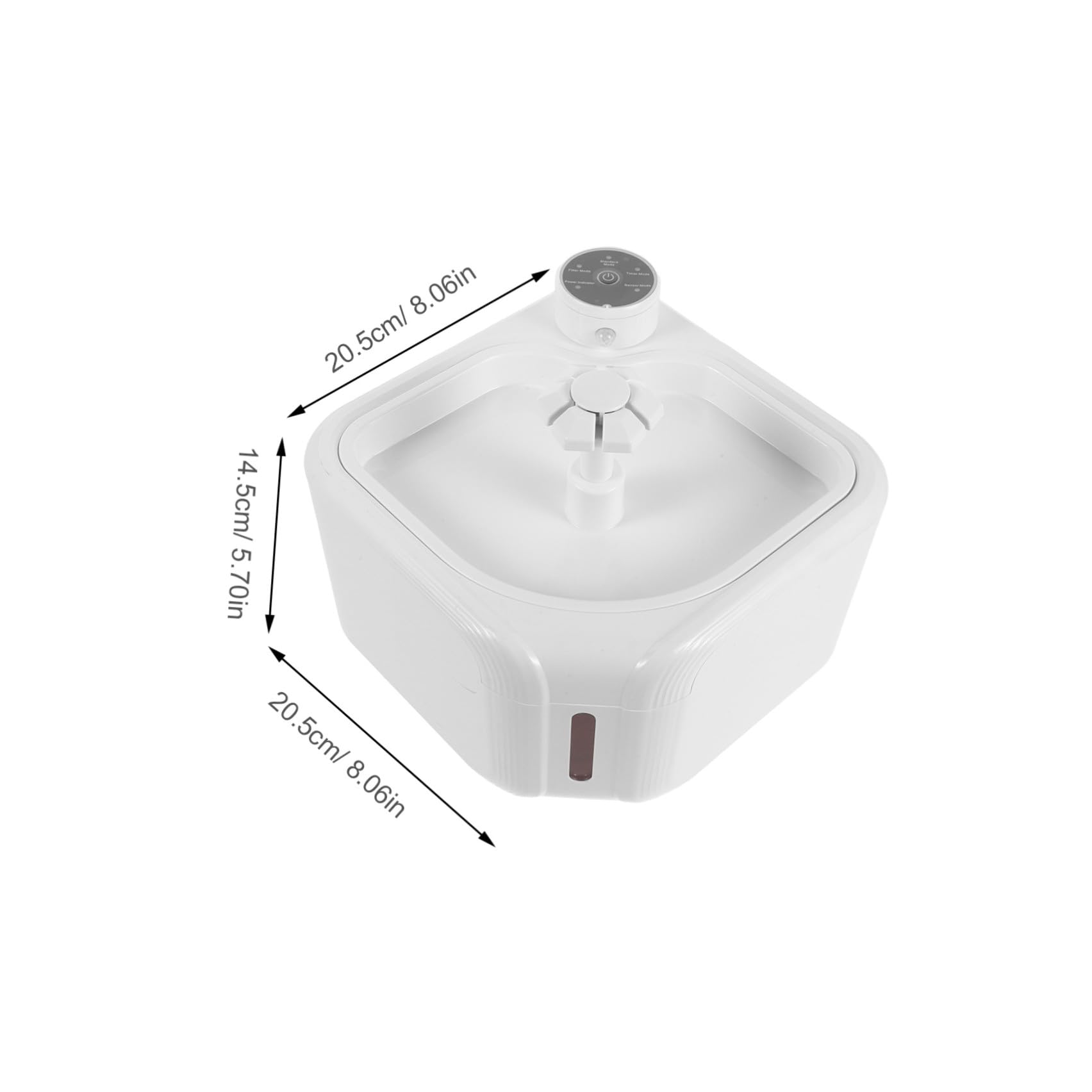 Abaodam Fuente para Gatos Fuente de Agua para Gatos Pequeños Bebedero Automático para Mascotas con Sensor de Movimiento Funcionamiento Silencioso Abs Blanco Gran Capacidad Uso en Interior
